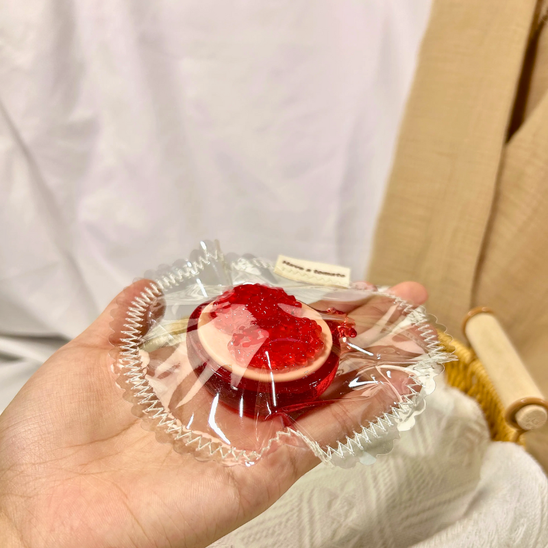 Transparent Pomegranate Squeeze Taba Squishy Toys