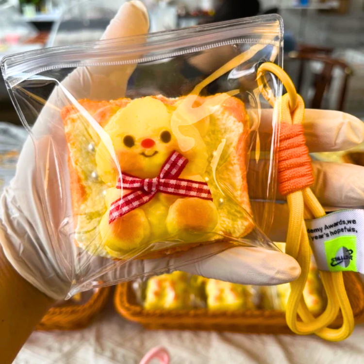 Butter Bear Toast Bread Taba Squishy