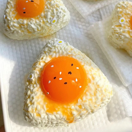 Egg Rice Ball Food Squishy