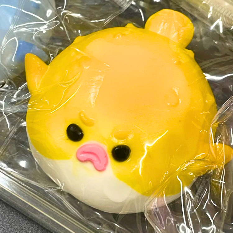 Adorable Angry Pufferfish Taba Squishy Toy