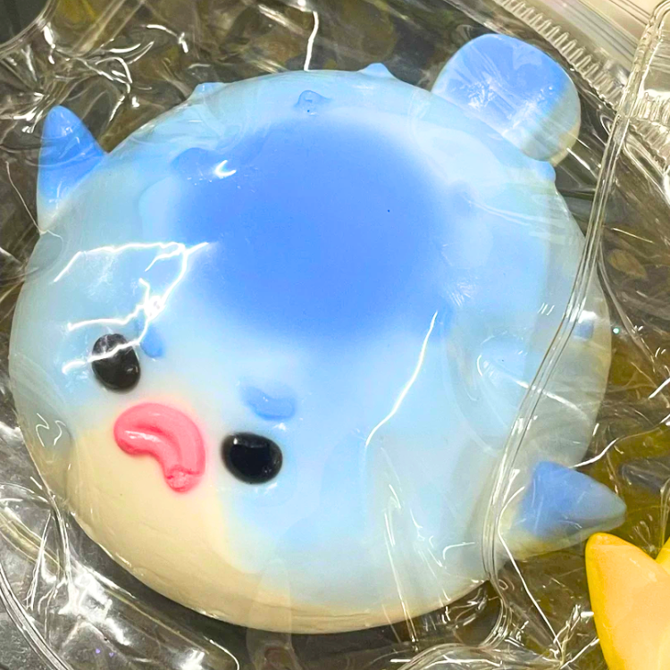 Adorable Angry Pufferfish Taba Squishy Toy