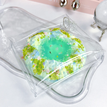 Green Transparent Taba Squishy Toys
