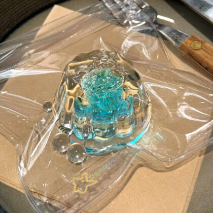 Transparent Sand Bling Pudding Taba Squishy Toys