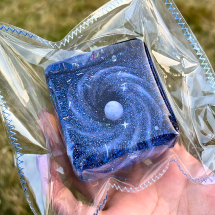 Cosmic Glow Cube Taba Squishy Toys