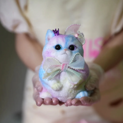 Handmade Fat Cat Taba Squishy