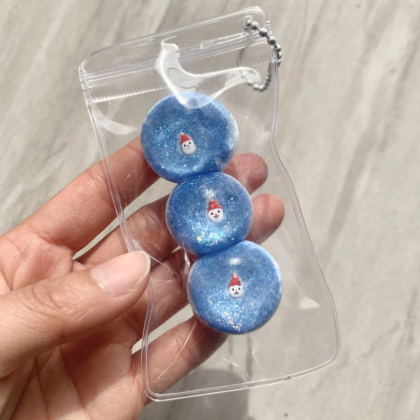 Snowflake Snowman Taba Squishy Toys