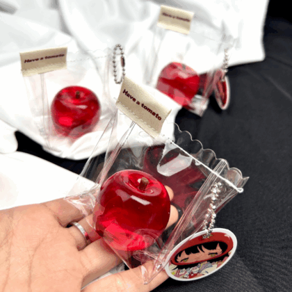 Transparent Red Apple Taba Squishy Toys