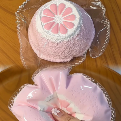 Kawaii Fruit Slice Squishy Toy Stress Relief Fun ASMR Squeeze