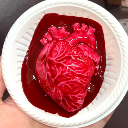 Halloween Bloody Heart Taba Squishy Toys