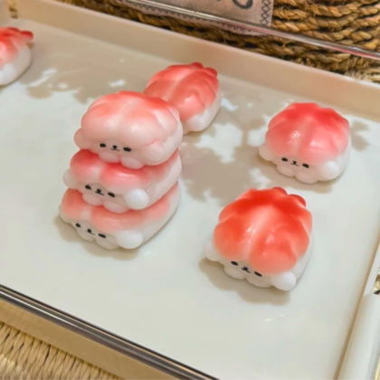 Puppy Shrimp Sushi Taba Squishy Toys