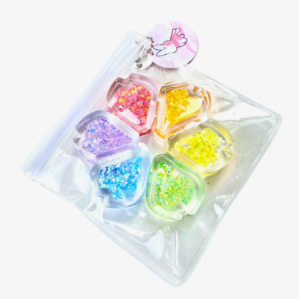 Transparent Flower Taba Squishy Toy