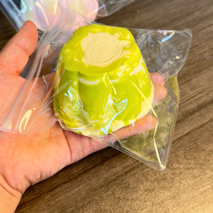 Matcha Pudding Taba Squishy Toys