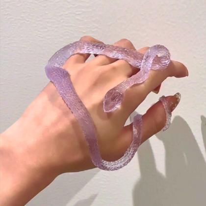 Transparent Snake Taba Squishy Toys