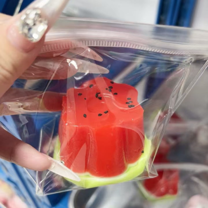 Watermelon Pudding Taba Squishy Toys